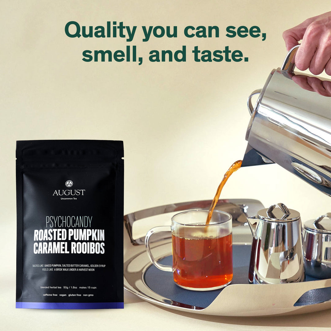 Psychocandy - Roasted Pumpkin Caramel Rooibos Tea (Caffeine Free)