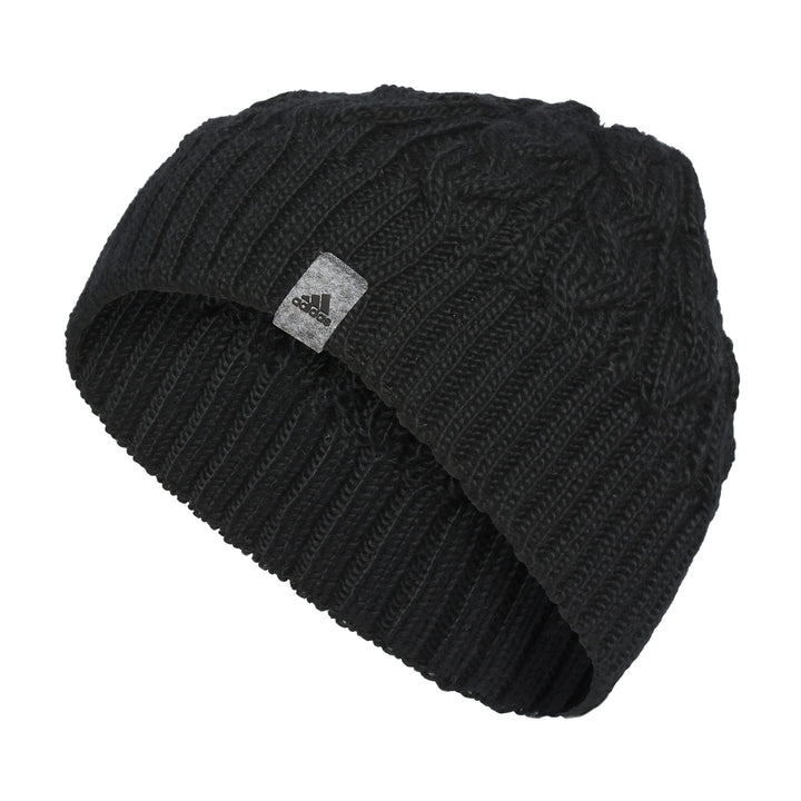 adidas Womens Whittier Beanie Standard fit Acrylic Knit Skull Cap/hat for Winter Black F23 One Size