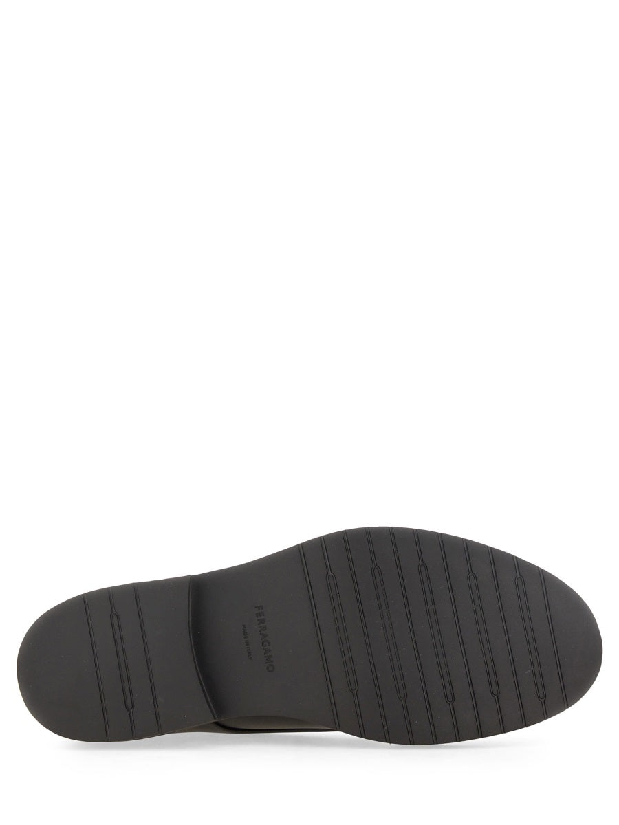 Ferragamo Men Derby With Ornament