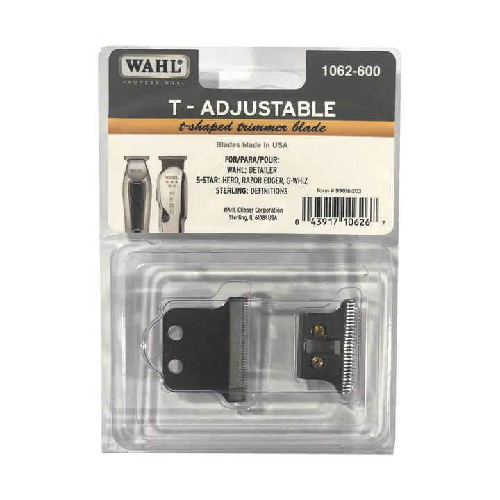 Adjustable T-Shaped Trimmer Blade - 1062-600 -  Wahl T-blade replacement