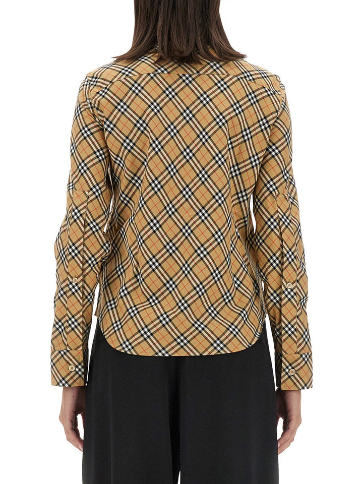 Burberry Women Cotton Check Shirt
