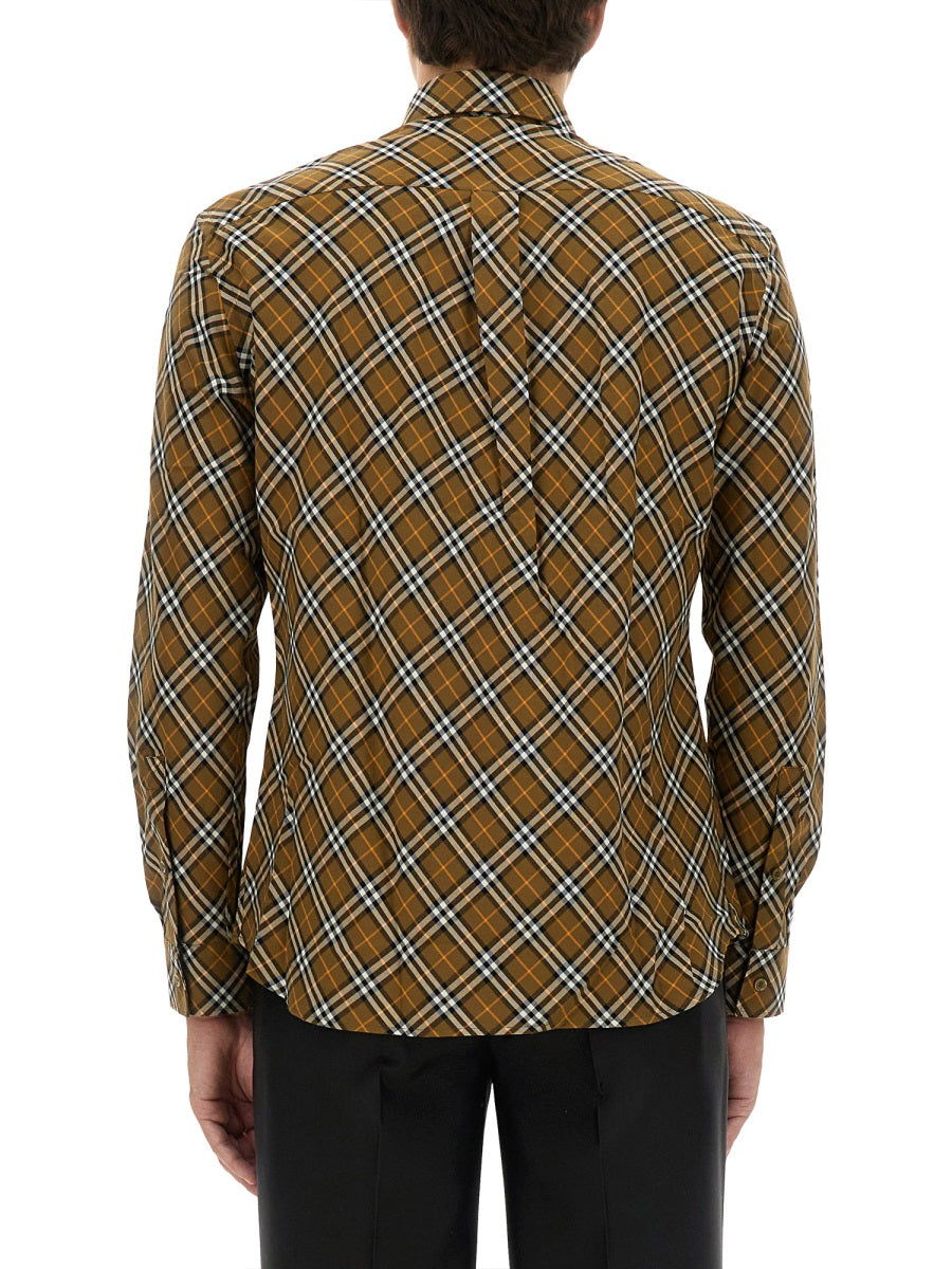 Burberry Men Check Shirt