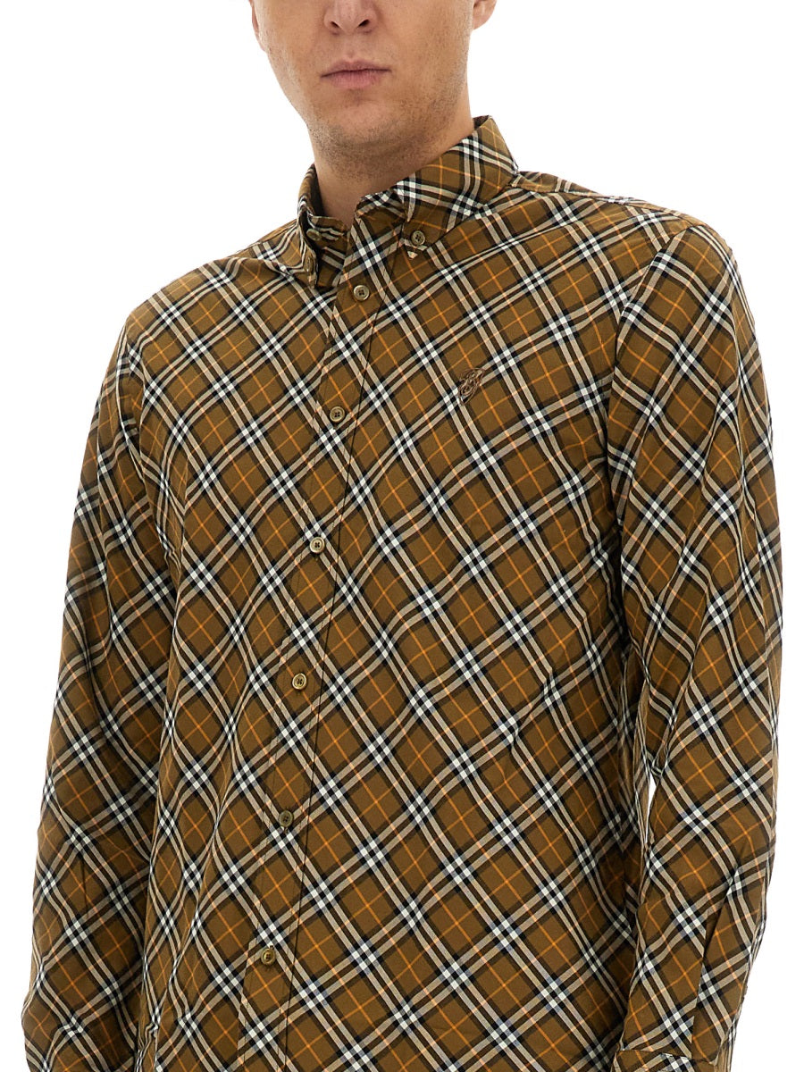 Burberry Men Check Shirt