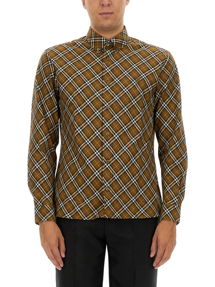 Burberry Men Check Shirt