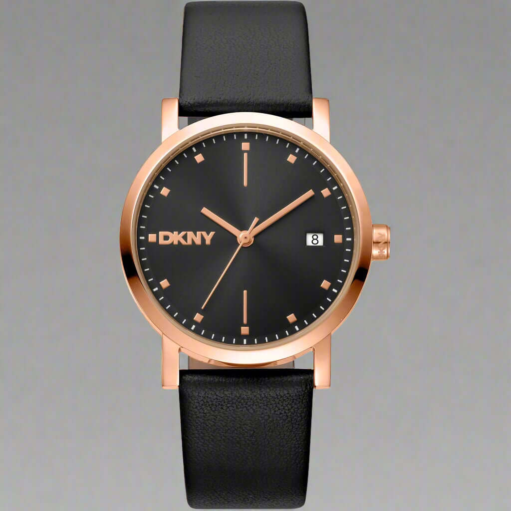 Assorted DKNY watches in various styles and finishes