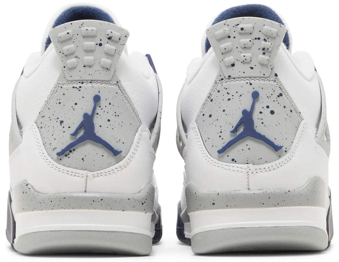Air Jordan 4 Retro White Midnight Navy (GS)