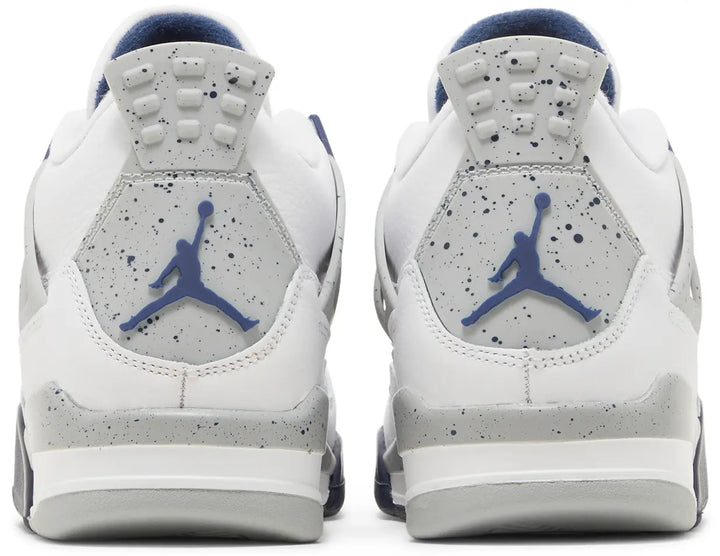 Air Jordan 4 Retro White Midnight Navy (GS)