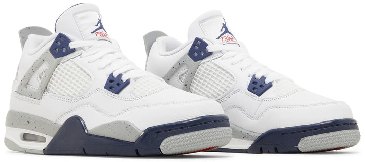 Air Jordan 4 Retro White Midnight Navy (GS)