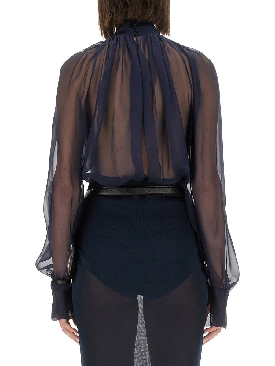 Saint Laurent Women Turtleneck Blouse