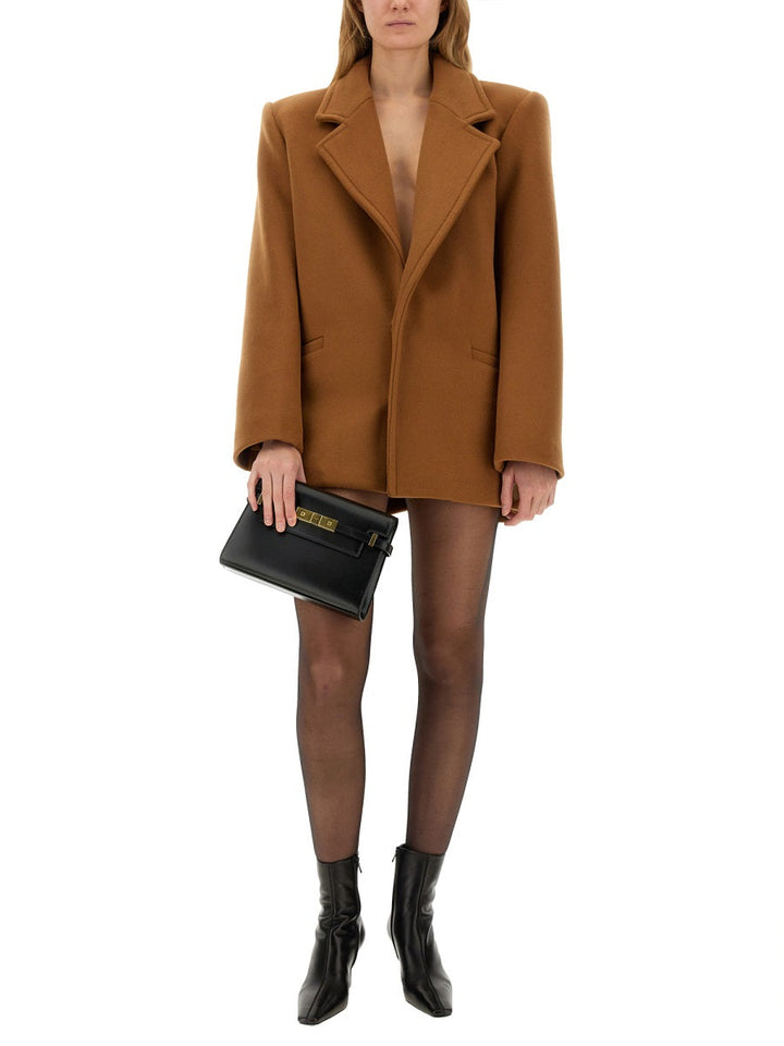 Saint Laurent Women Short Wool Coat
