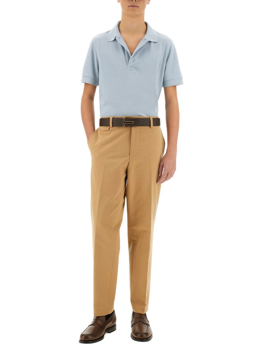 Tom Ford Men Piquet Polo
