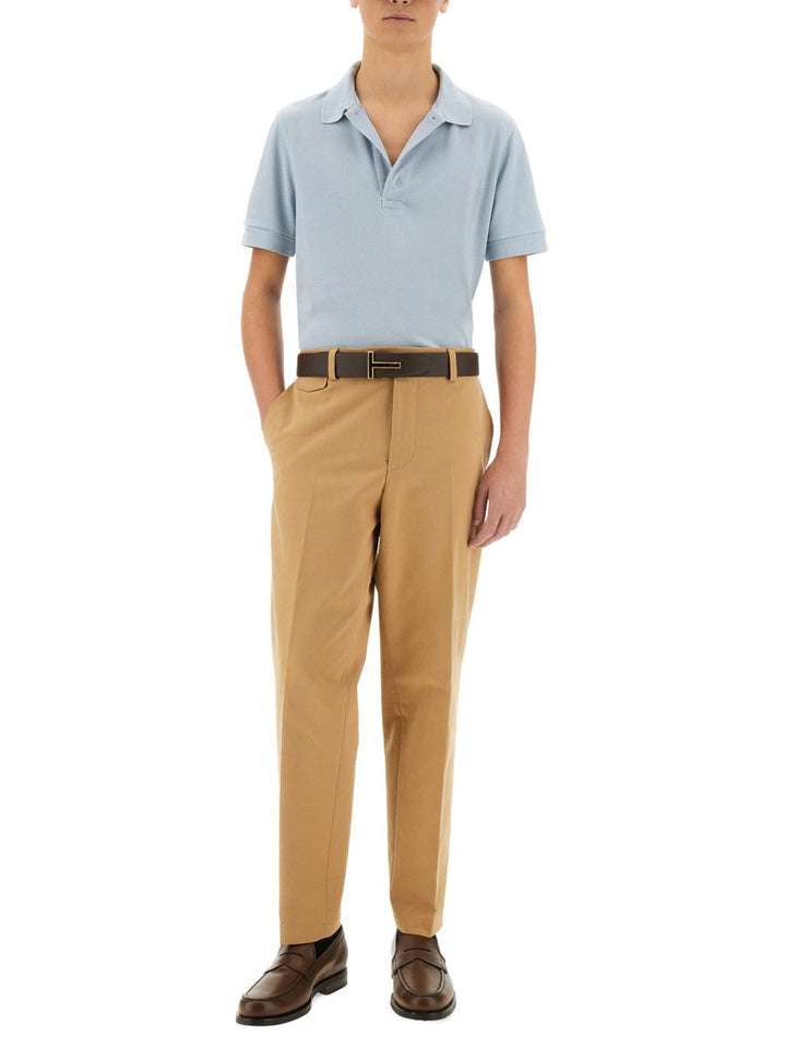 Tom Ford Men Piquet Polo