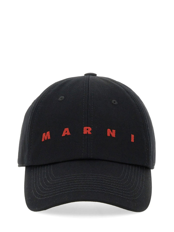 Marni Men Baseball Hat With Logo