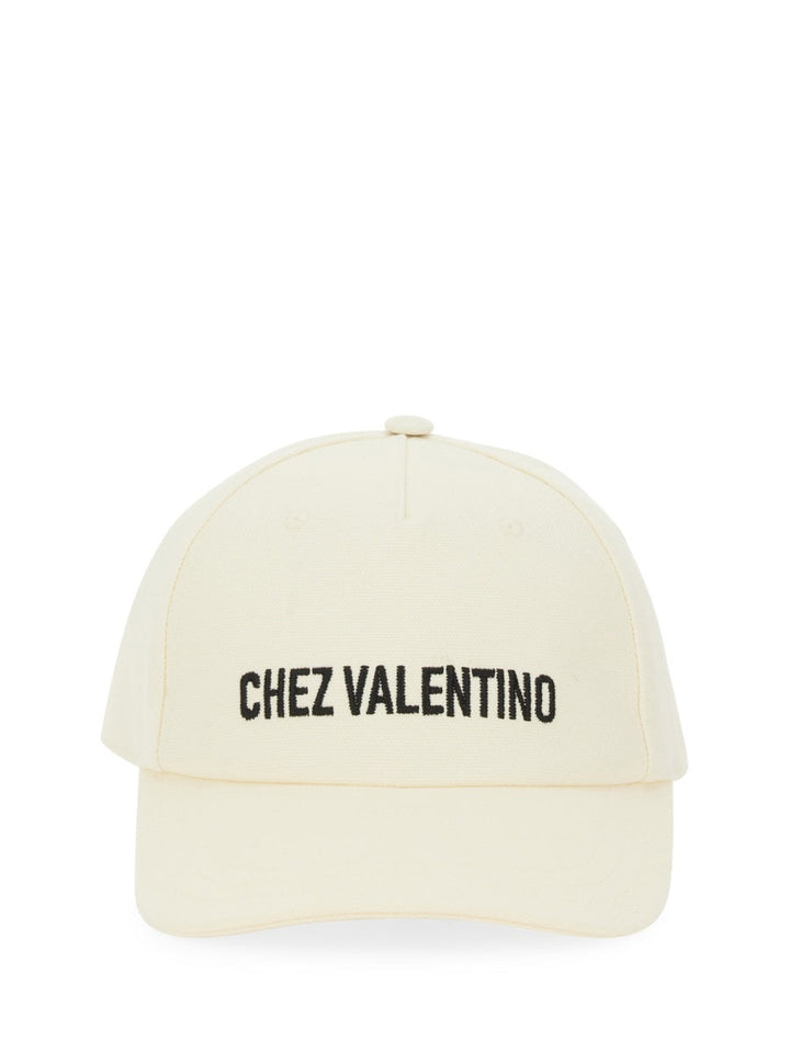 Valentino Garavani Women Baseball Cap With Embroidery