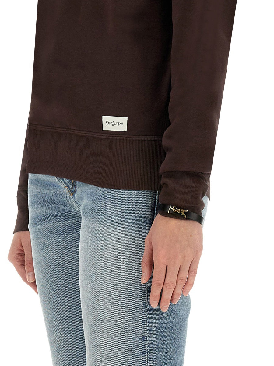 Saint Laurent Women Sweatshirt With Logo