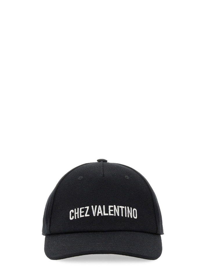 Valentino Garavani Men Baseball Cap With Embroidery