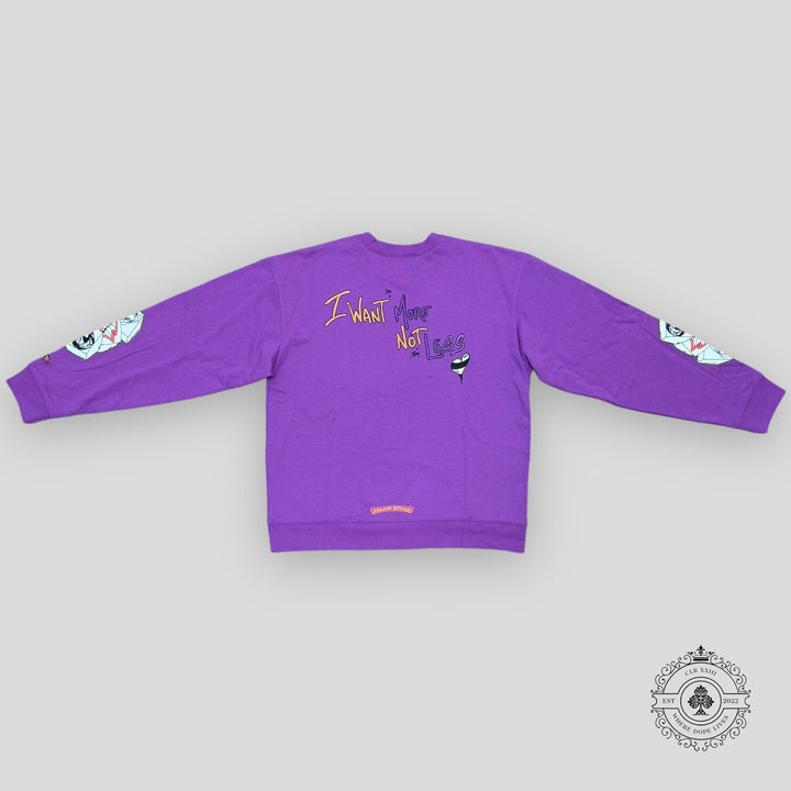 Chrome Hearts Matty Boy An That's That Crewneck in Purple