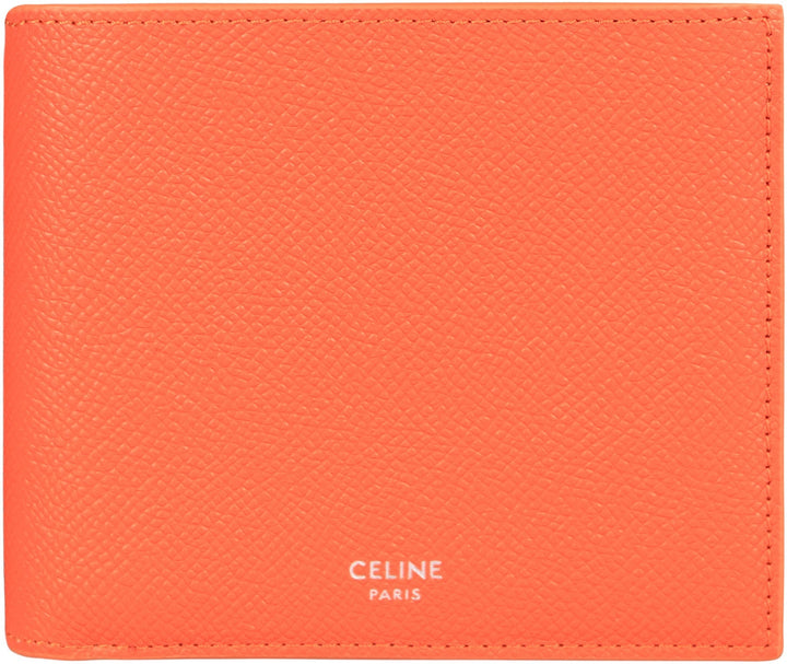 CELINE Bi-Fold Leather Wallet - 11 cm x 10 cm