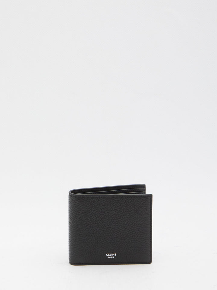 CELINE Mini Leather Bi-Fold Wallet