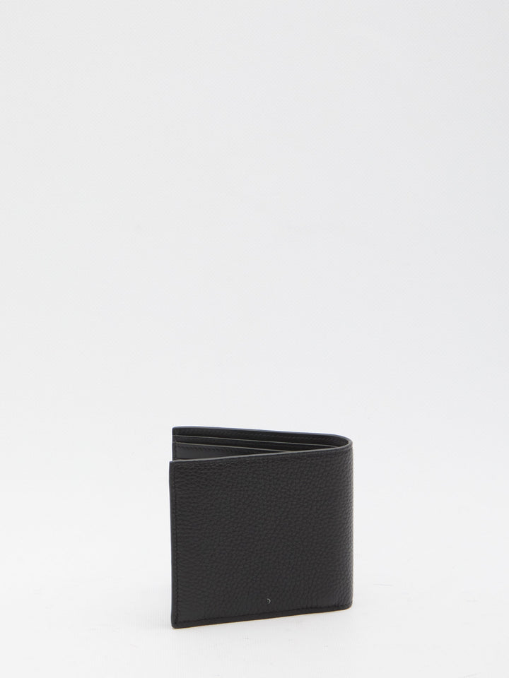 CELINE Mini Leather Bi-Fold Wallet