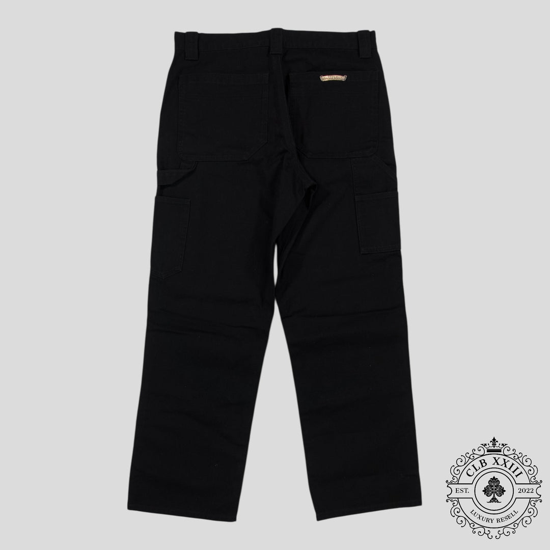 Chrome Hearts Double Knee Carpenter Pants in Black