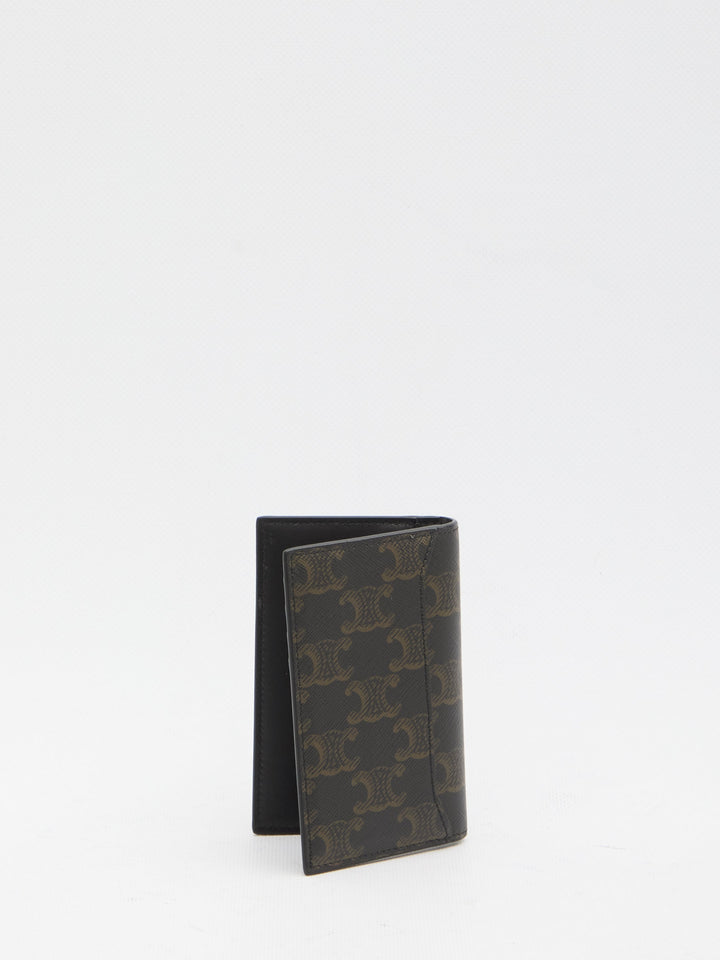 CELINE Mini Vertical Canvas Card Holder
