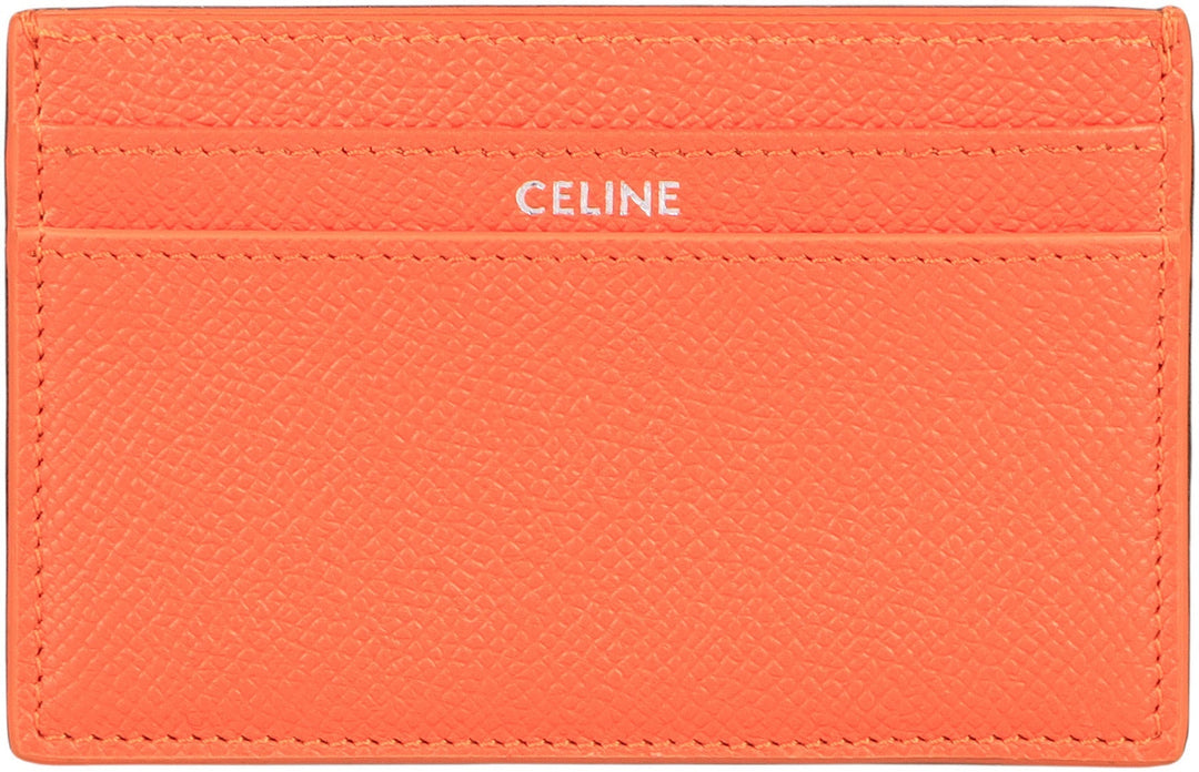 CELINE Medium Leather Card Holder
