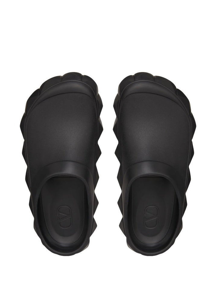 Valentino Garavani Roman Stud Turtle Slippers