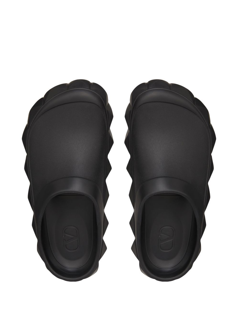 Valentino Garavani Roman Stud Turtle Slippers