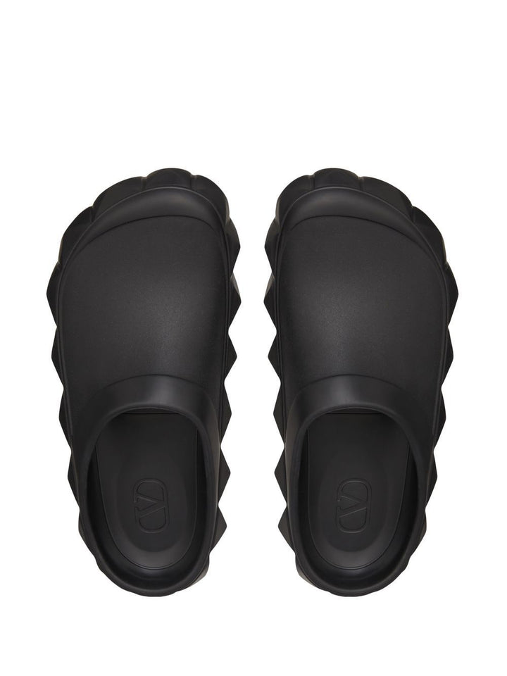 Valentino Garavani Roman Stud Turtle Slippers