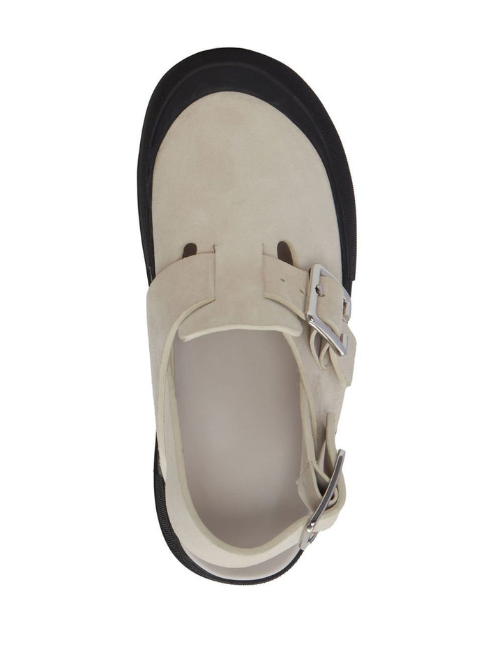 Alexander Mc Queen Leather Mules