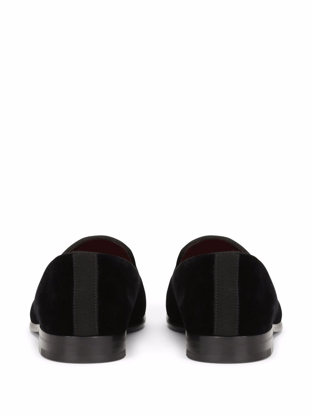 Dolce &amp; Gabbana Logo Velvet Loafers