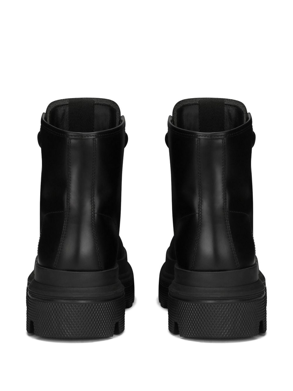 Dolce &amp; Gabbana Leather Laced Up Boots