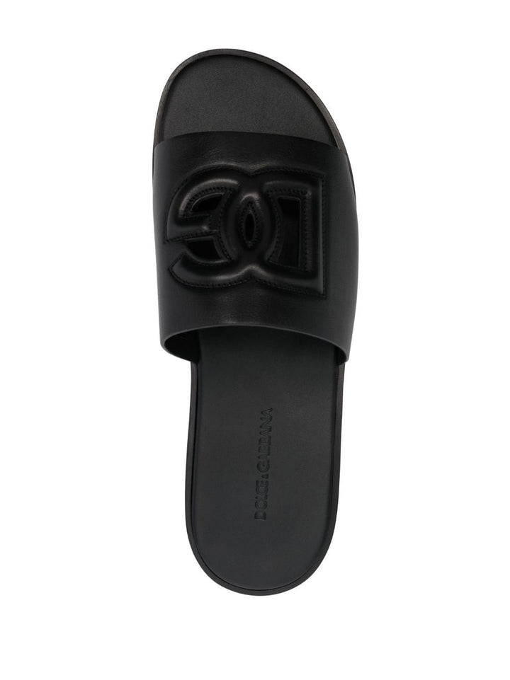 Dolce &amp; Gabbana Dg Leather Sandals