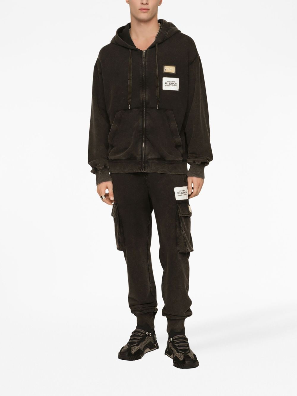 Dolce &amp; Gabbana Logo Cotton Trousers