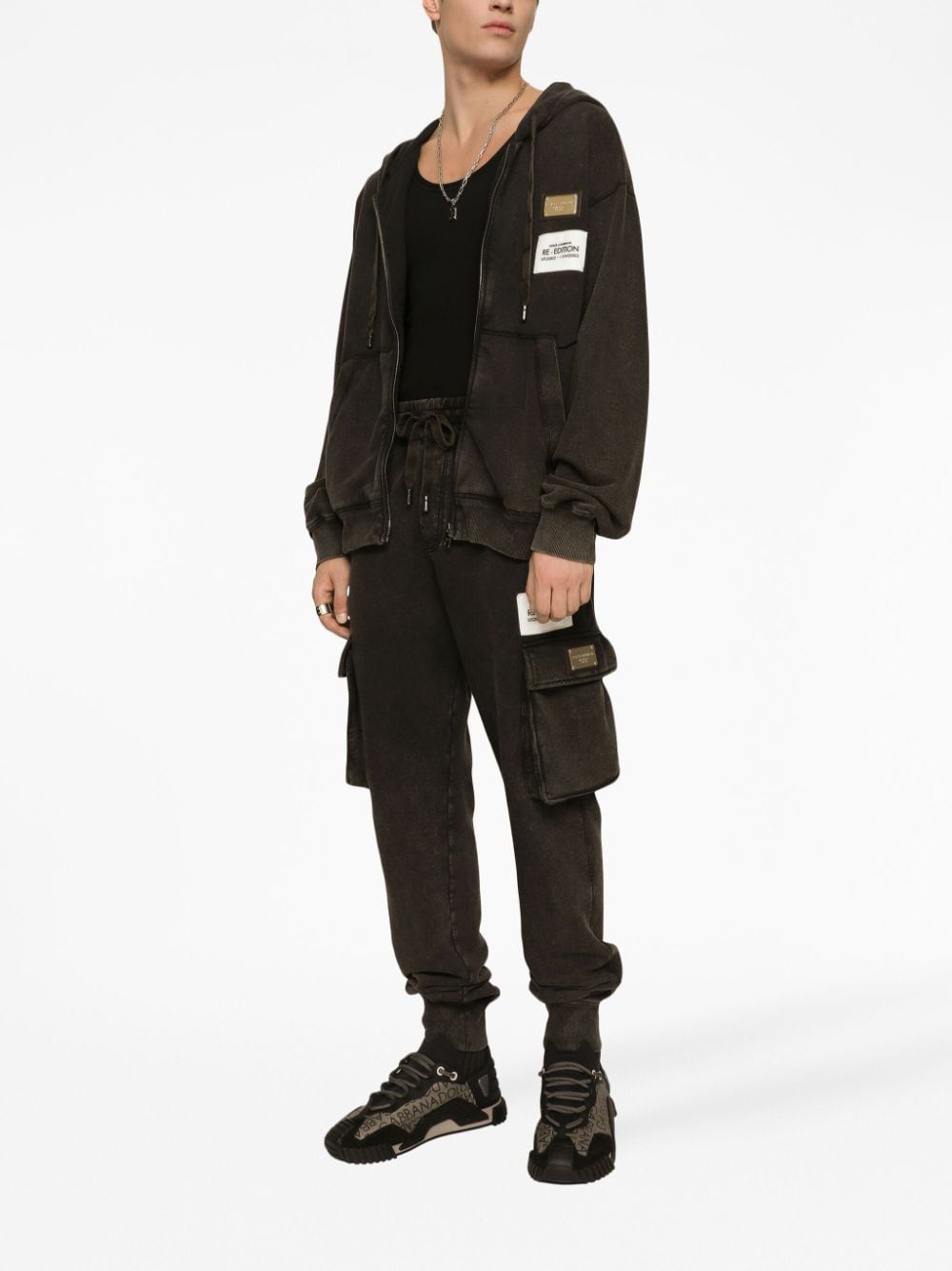 Dolce &amp; Gabbana Logo Cotton Trousers
