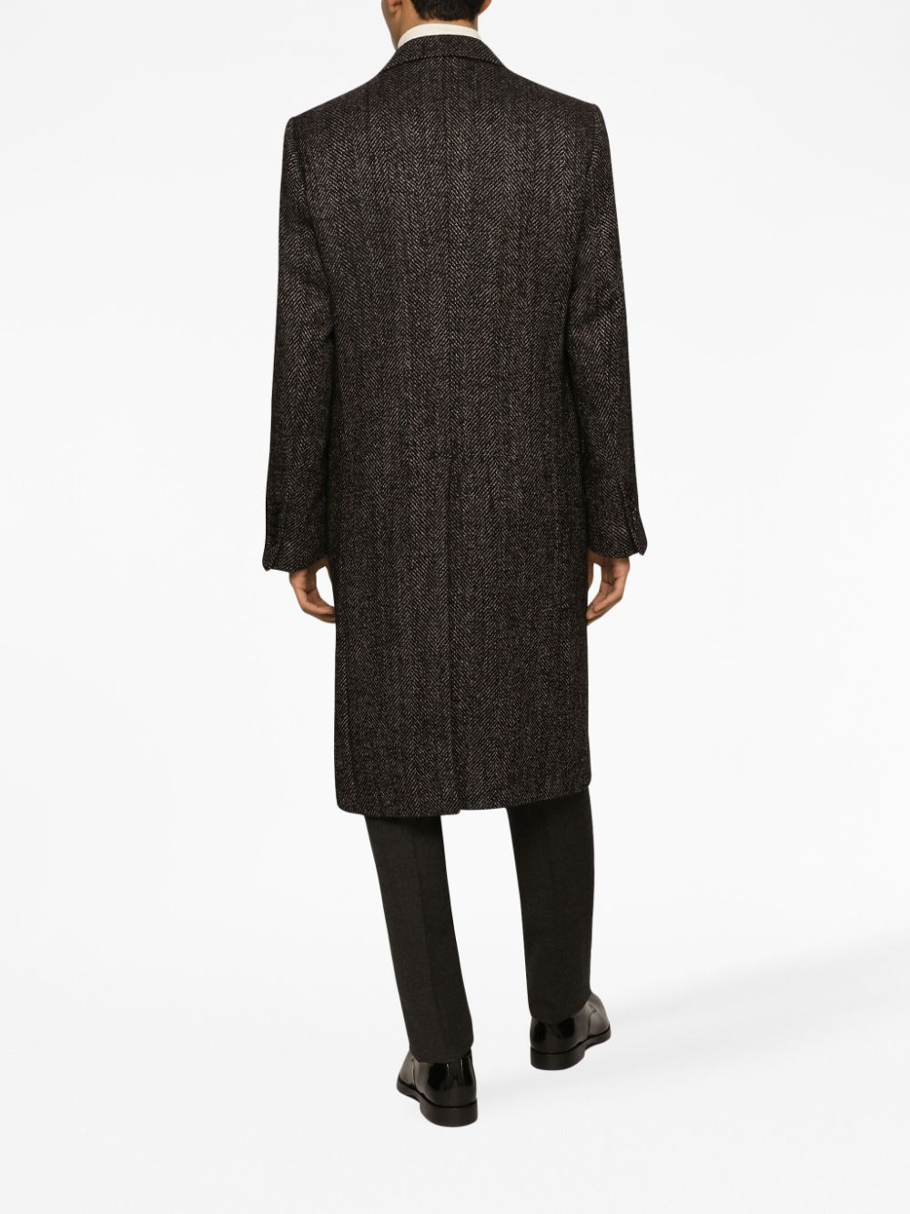 Dolce &amp; Gabbana Wool Single Breasted Coat