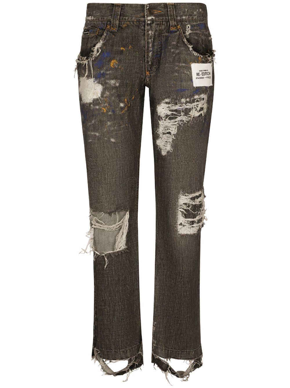 Dolce &amp; Gabbana Ripped Denim Jeans