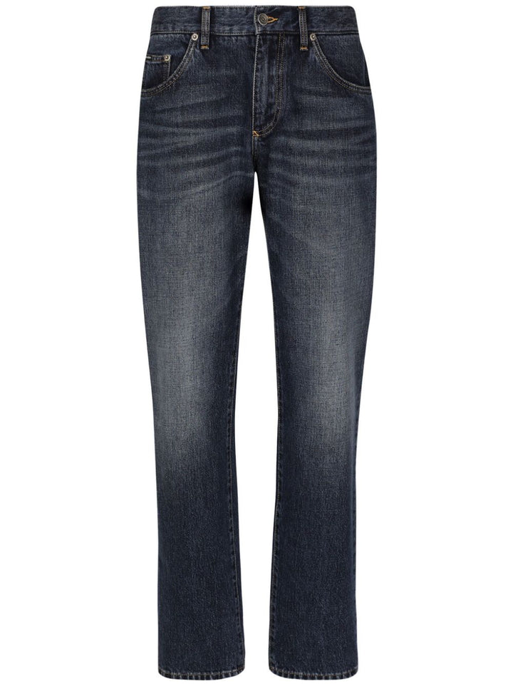 Dolce &amp; Gabbana Slim Denim Cotton Jeans