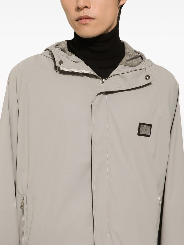 Dolce &amp; Gabbana Nylon Hooded Jacket