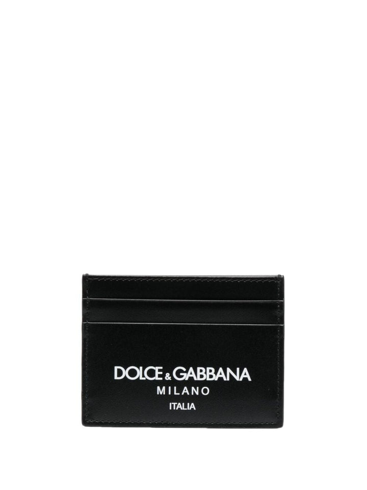 Dolce &amp; Gabbana Leather Credit Card Case