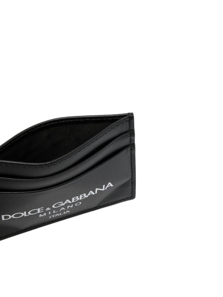 Dolce &amp; Gabbana Leather Credit Card Case