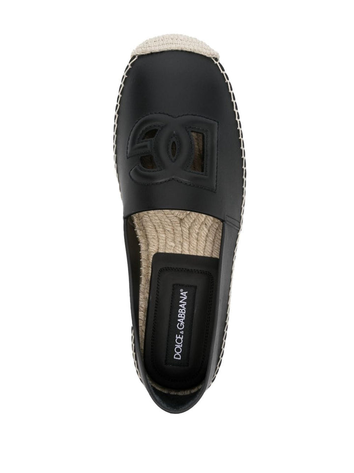 Dolce &amp; Gabbana Dg Leather Epsadrilles