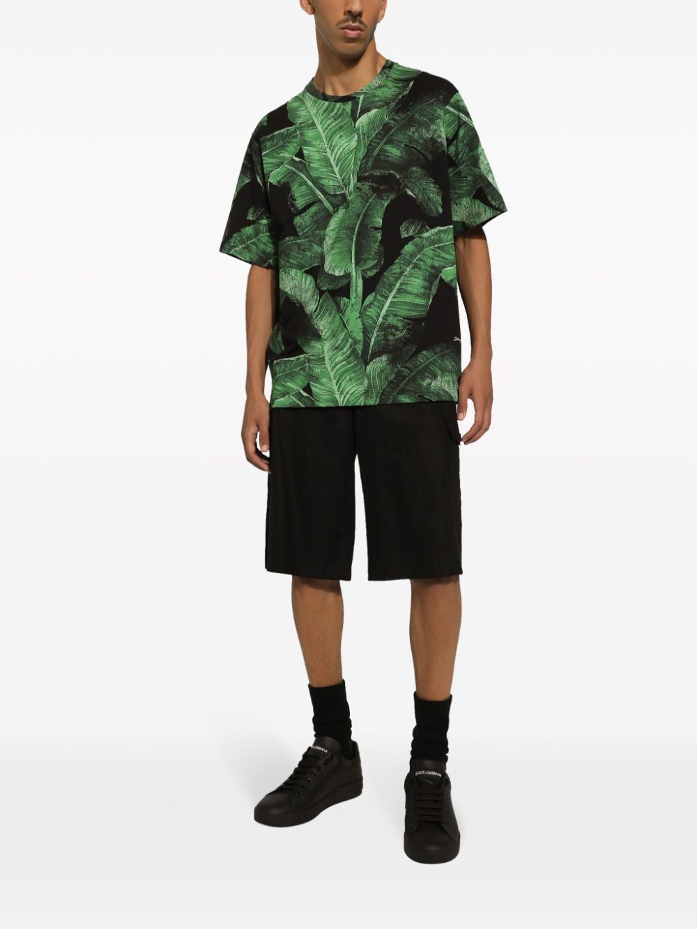 Dolce &amp; Gabbana Linen Cargo Shorts