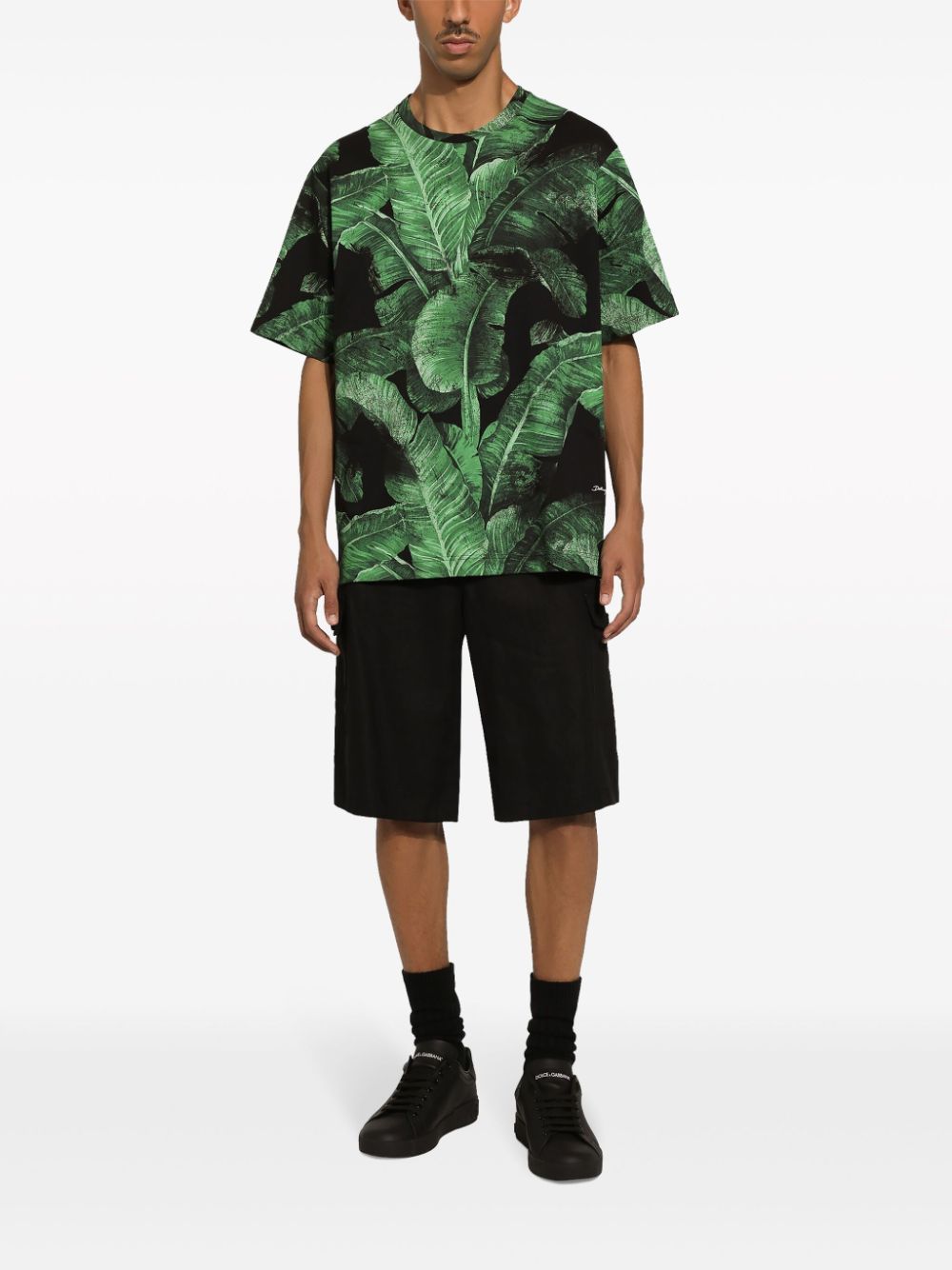 Dolce &amp; Gabbana Linen Cargo Shorts