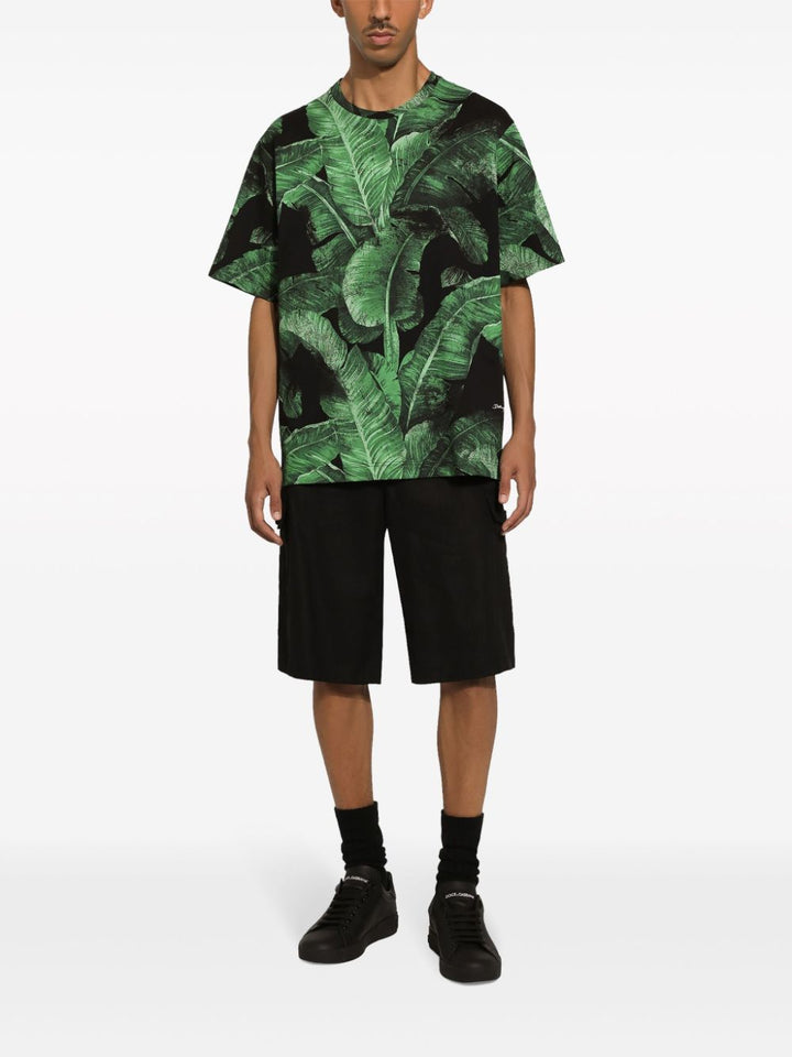 Dolce &amp; Gabbana Linen Cargo Shorts