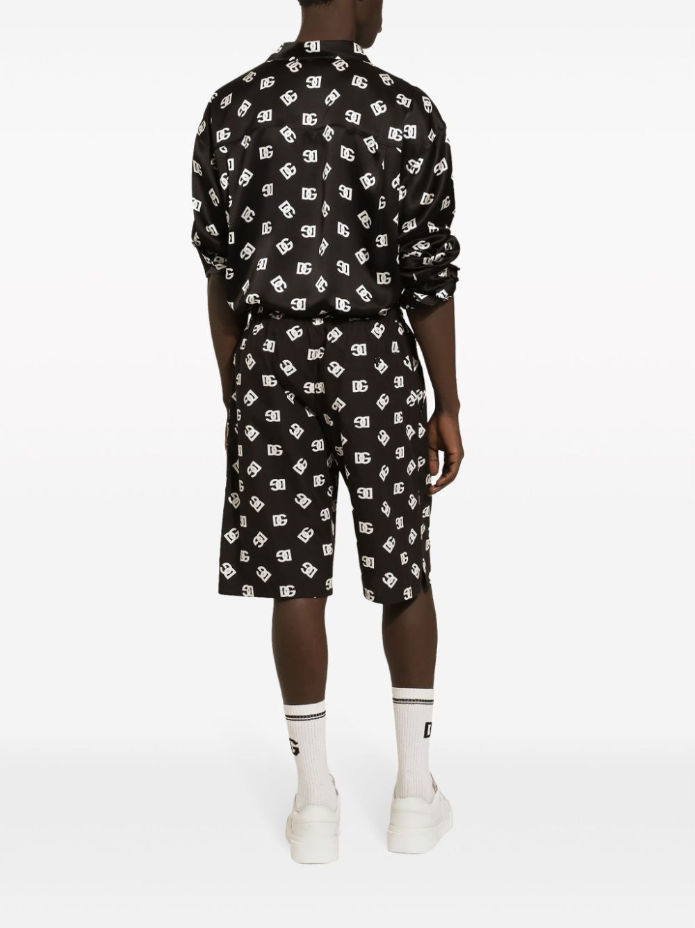Dolce &amp; Gabbana Allover Logo Shorts