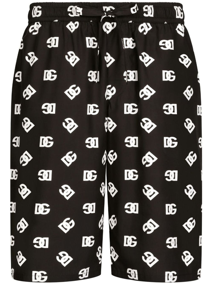 Dolce &amp; Gabbana Allover Logo Shorts