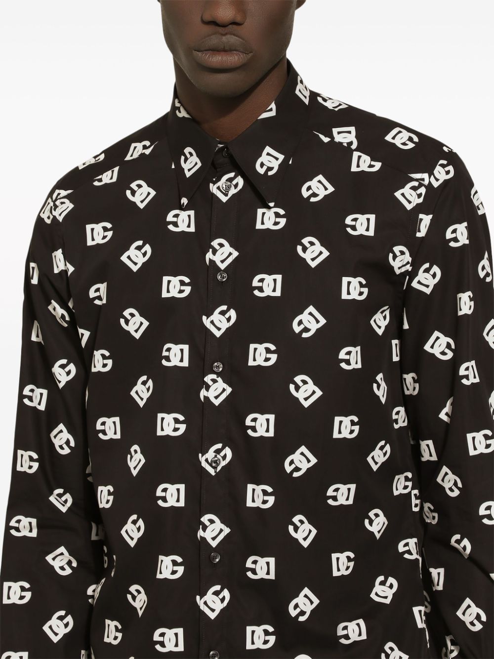 Dolce &amp; Gabbana Allover Logo Shirt