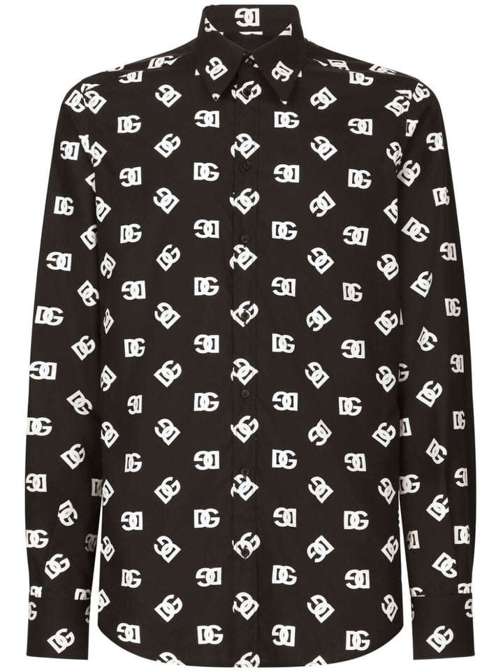 Dolce &amp; Gabbana Allover Logo Shirt